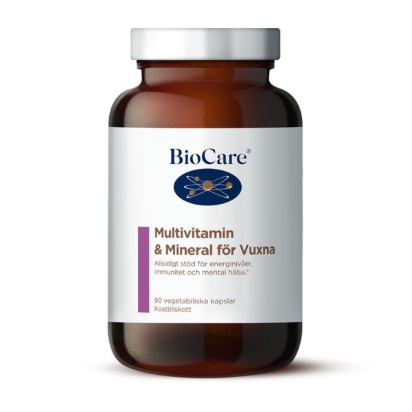 BioCare Multivitamin & Mineral för vuxna 90 kapslar