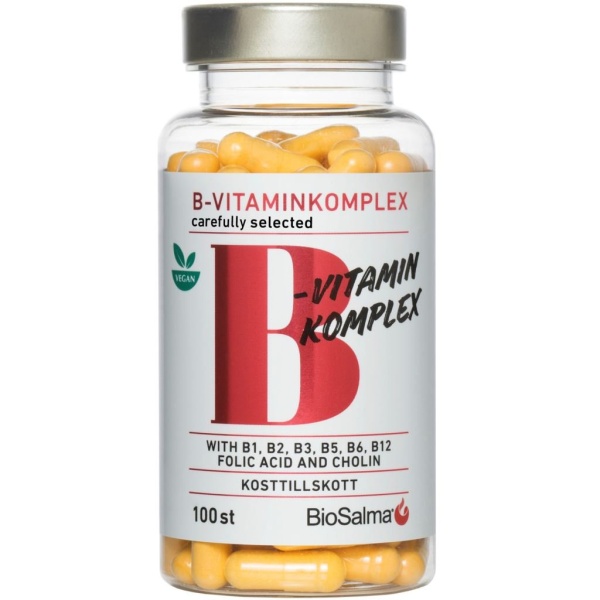 BioSalma B-vitaminkomplex Highly Efficient 100 kapslar