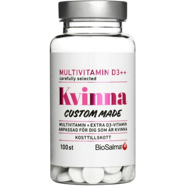 BioSalma Multivitamin D3++ Kvinna 100 kapslar