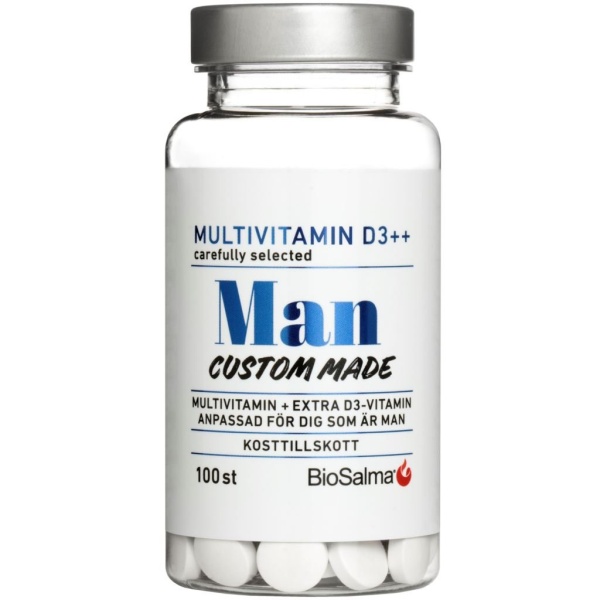 BioSalma Multivitamin D3++ Man 100 kapslar