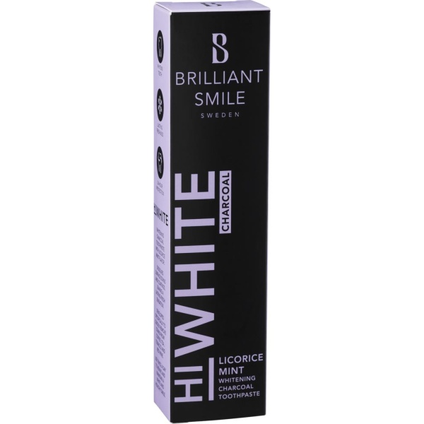 Brilliant Smile HiWhite Charcoal Licorice Mint 65 ml