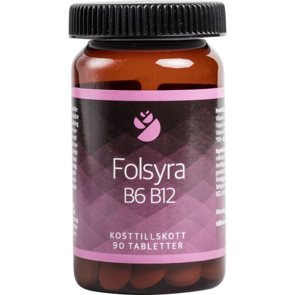 Bringwell Folsyra B6 B12 90 tabletter