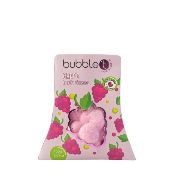 BubbleT Fruitea Grape Bath Fizzer 150g