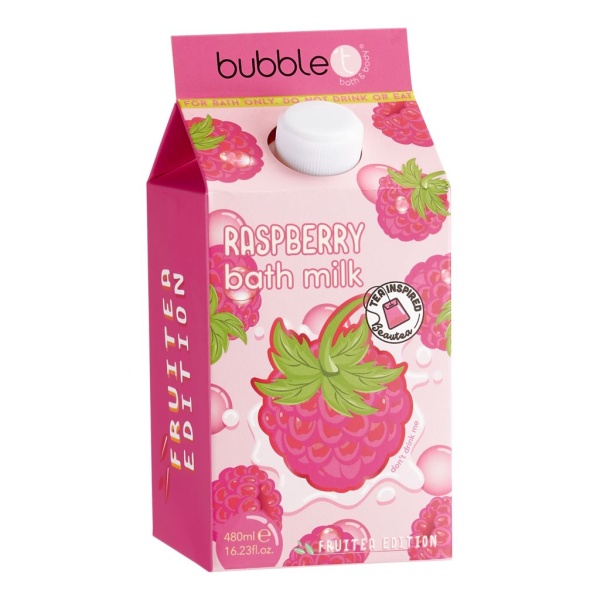 BubbleT Fruitea Raspberry Bath Milk 480 ml