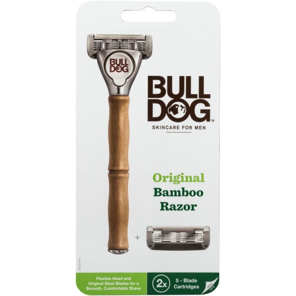 Bulldog Original Bamboo Razor 1 rakhyvel & 2 rakblad