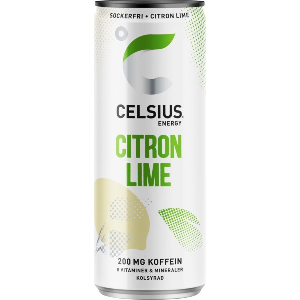 Celsius Citron & Lime 355 ml