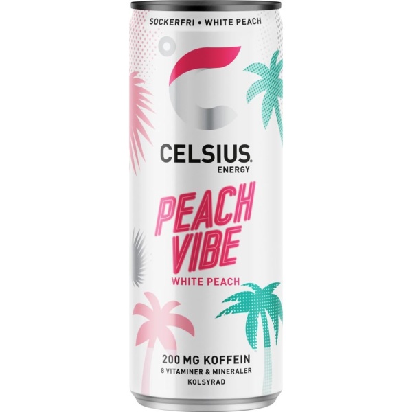 Celsius Peach Vibe Limited Edition 355 ml