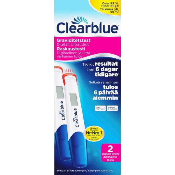 Clearblue Digital Ultra Early Graviditetstest 2 st