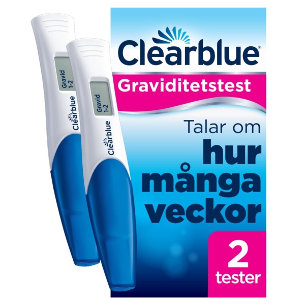 Clearblue Graviditetstest med veckoindikator 2 st