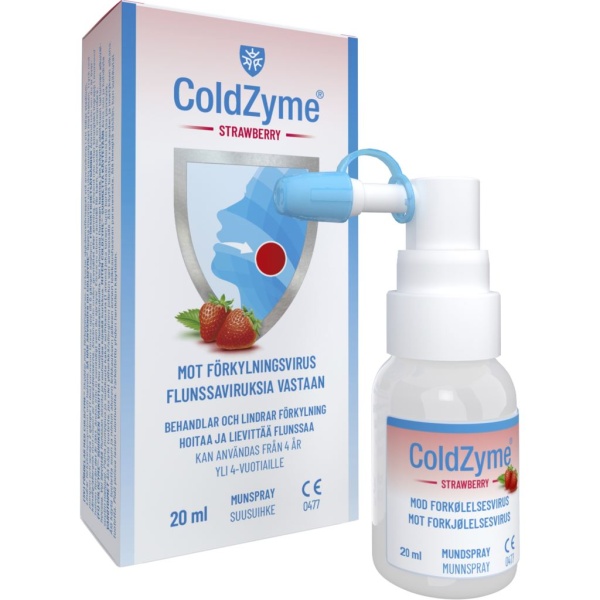 ColdZyme Strawberry Munspray Mot Förkylning 20 ml