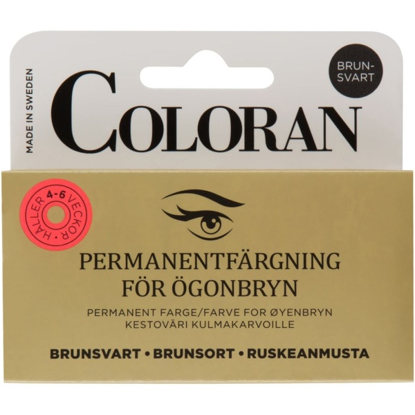 Coloran Ögonbrynsfärg Brunsvart 8 ml