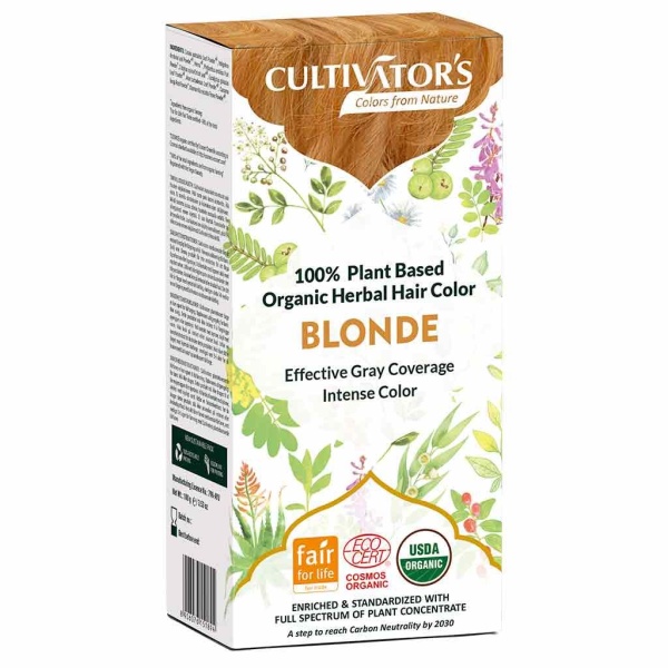 Cultivator's Organic Herbal Hair Color Blonde 1 st