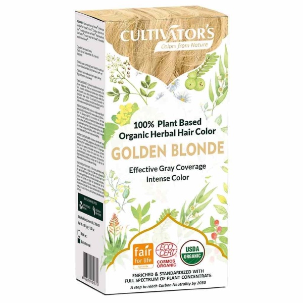 Cultivator's Organic Herbal Hair Color Golden Blonde 1 st