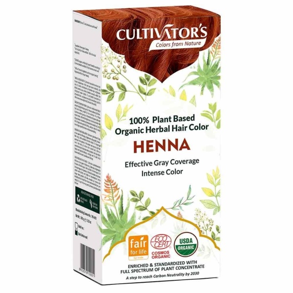 Cultivator's Organic Herbal Hair Color Henna 1 st