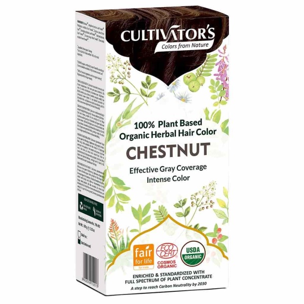 Cultivator's organic Herbal Hair Color Chestnut 1 st
