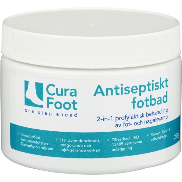 CuraFoot Antiseptiskt Fotbad 250 g