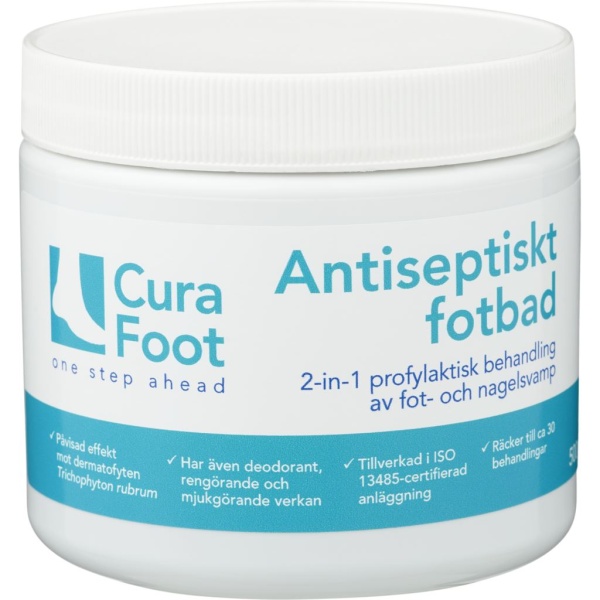 CuraFoot Antiseptiskt Fotbad 500 g