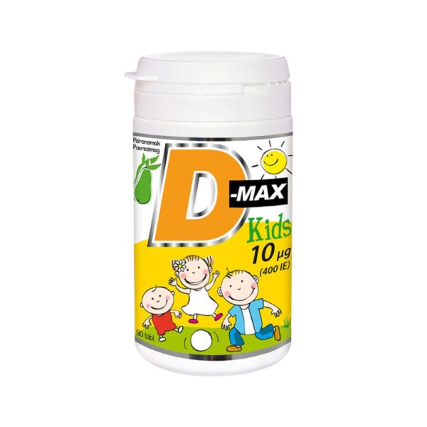 D-Max KIDS 10 ug 90 tabletter