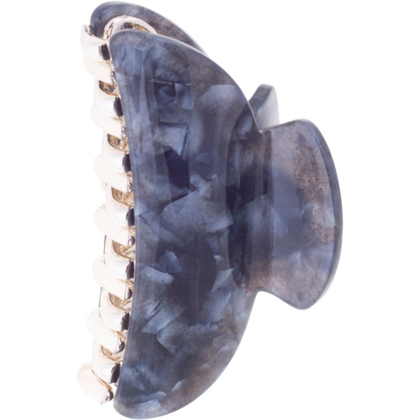 DAZZLING Hårklämma 7 cm Grå/Svart 1 st