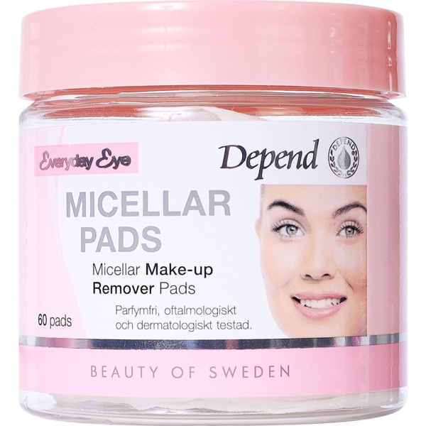 Depend Everyday Eye Micellar Make-Up Remover Pads 60 st