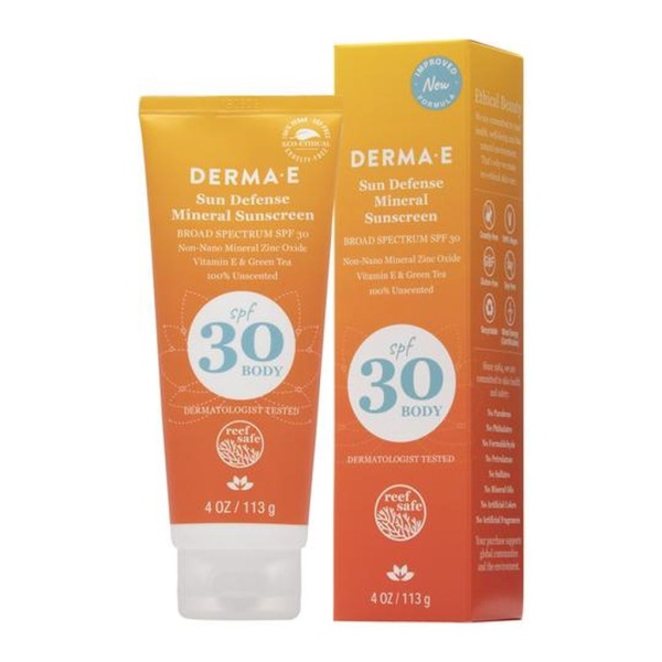 Derma E Natural Mineral Sunscreen SPF 30 Body 113 g