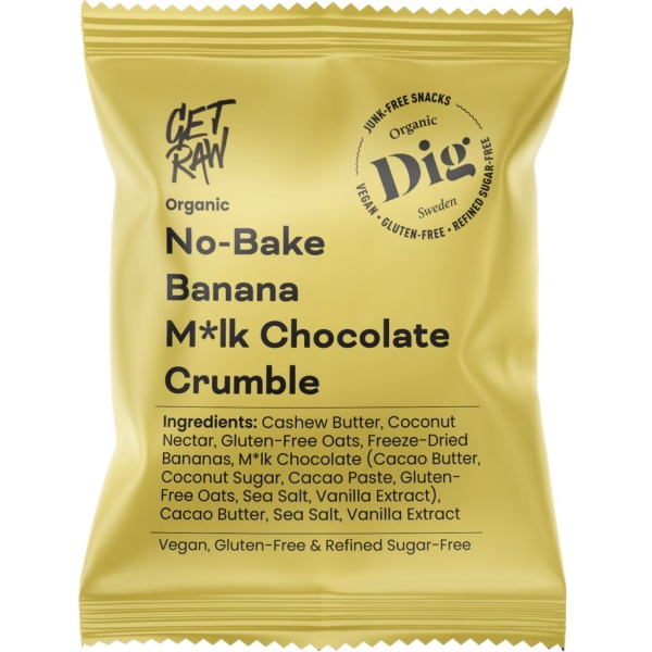 Dig No-Bake Banana M*lk Chocolate Crumble 35 g