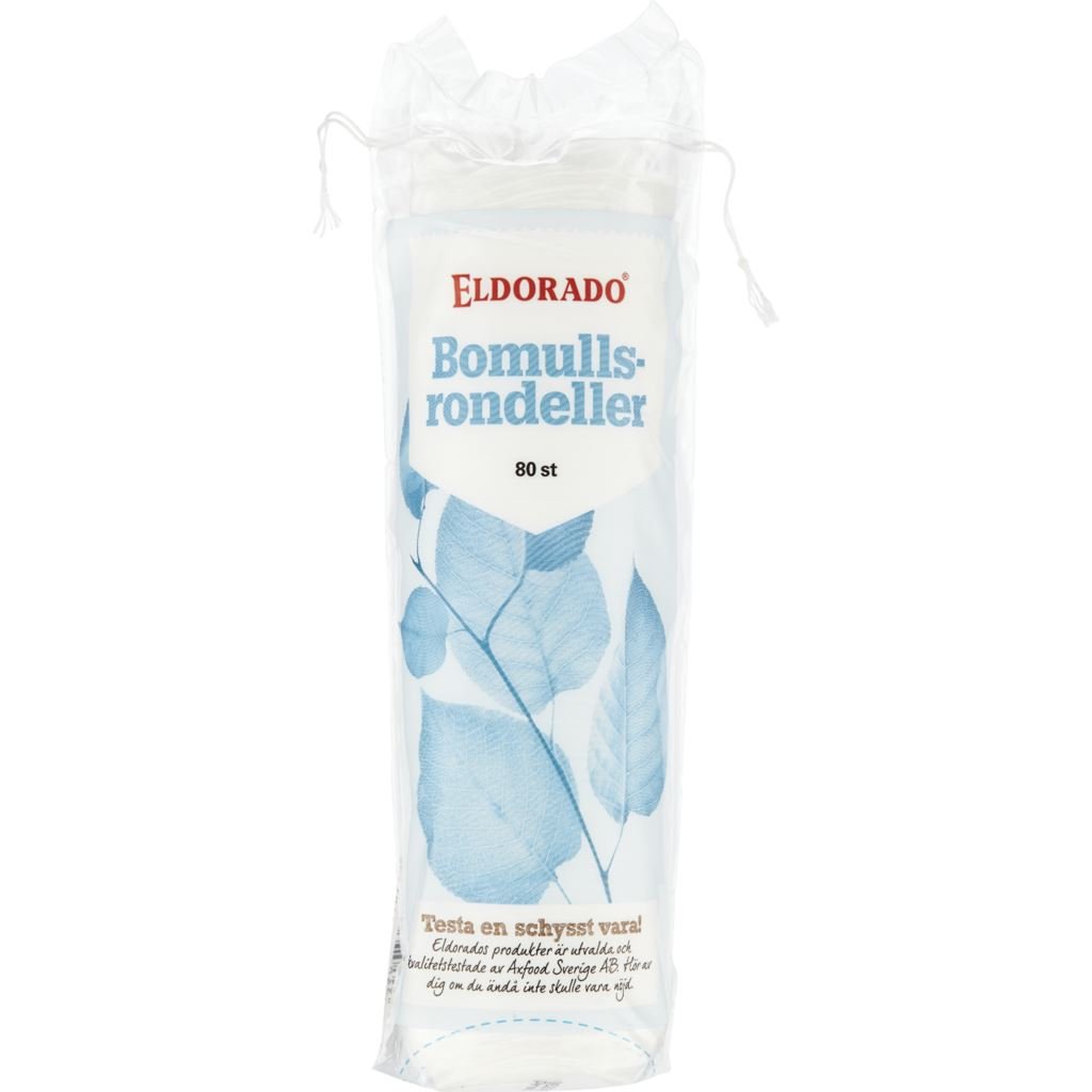 ELDORADO Bomullsrondeller 80 st