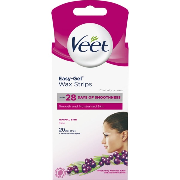 Easy Gel Vax Strips Normal Skin Face 20 st