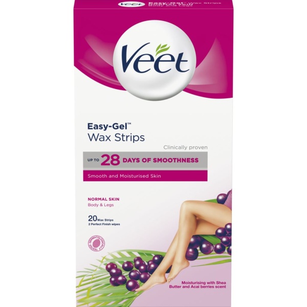 Easy-Gel Wax Strips Normal Skin Body & Legs 20 st