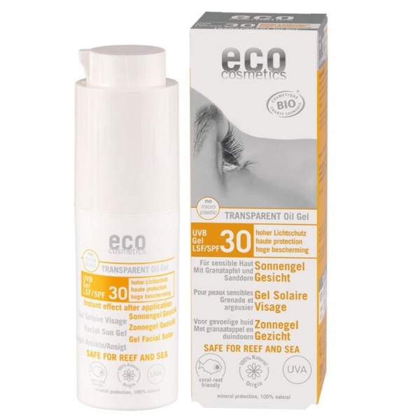 Eco Cosmetics Transparant Oil Gel SPF30 30 ml