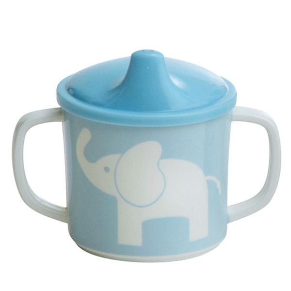 Elefant Spillsäker Pipmugg Blå 1 st