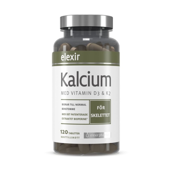 Elexir Kalcium 120 tabletter