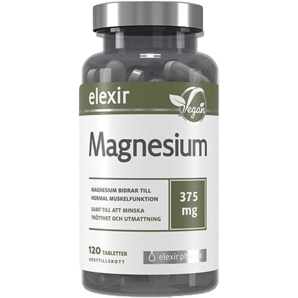 Elexir Magnesium 375mg 120 tabletter