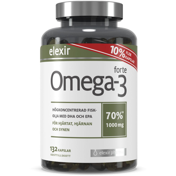 Elexir Omega-3 Forte 1000 mg 132 kapslar