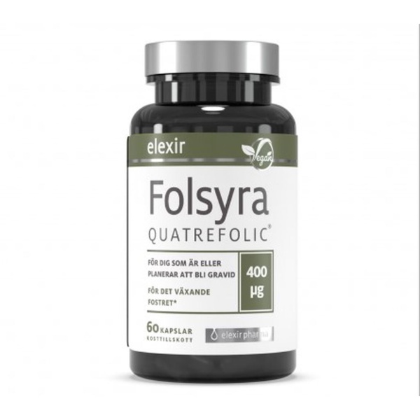 Elexir Pharma Folsyra 60 kapslar