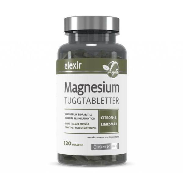 Elexir Pharma Magnesium Tuggtabletter 120 st