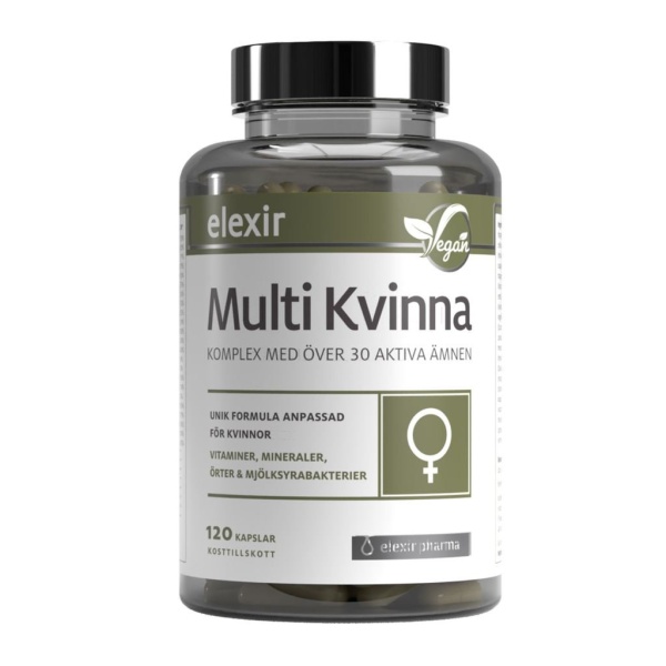 Elexir Pharma Multi Kvinna 120 kapslar