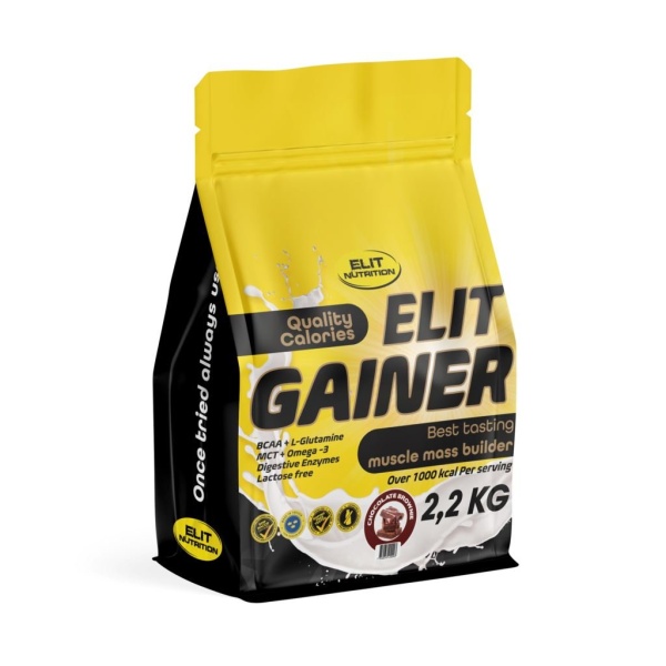 Elit Nutrition Gainer Laktosfri Chocolate Brownie 2,2kg