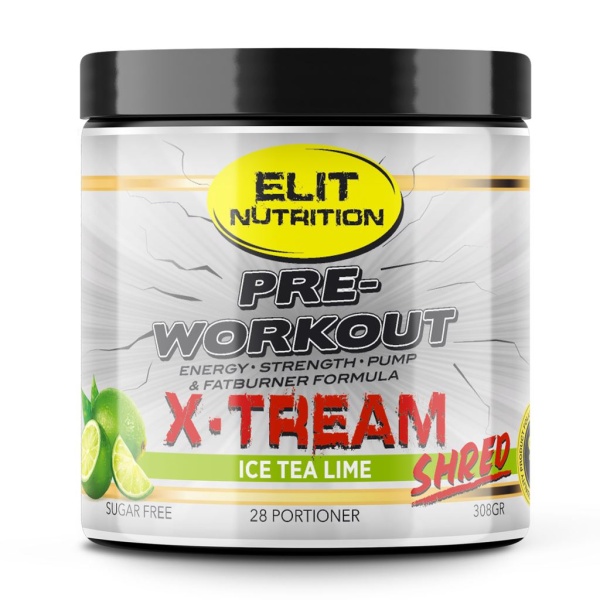 Elit Nutrition X-tream Shred PWO Ice Tea Lime 308g