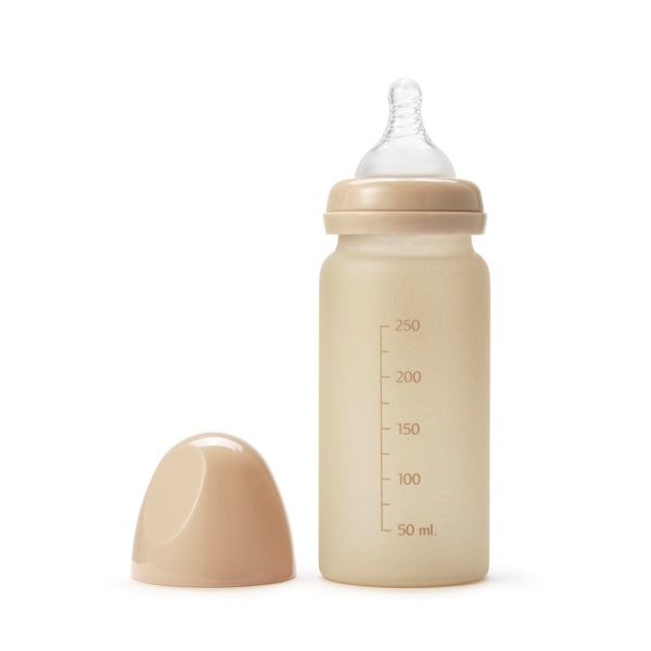 Elodie Nappflaska Glas Pure Khaki 250 ml