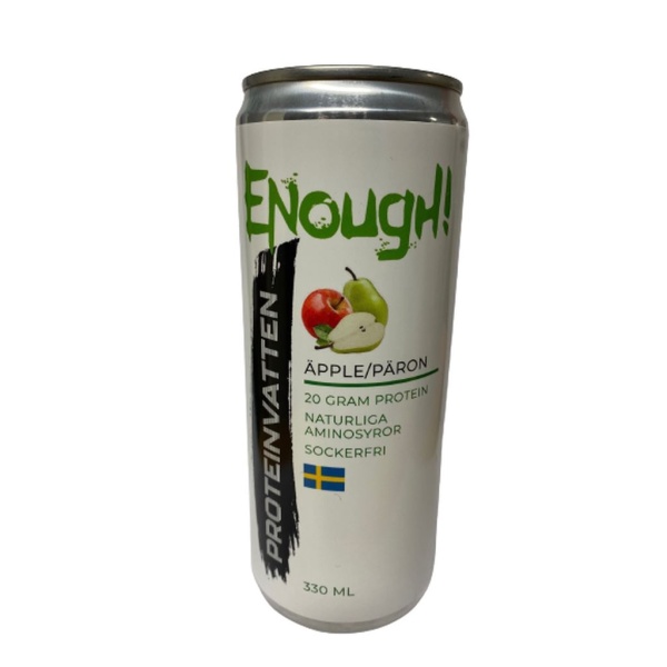 Enough Proteinvatten Äpple/Päron 330 ml