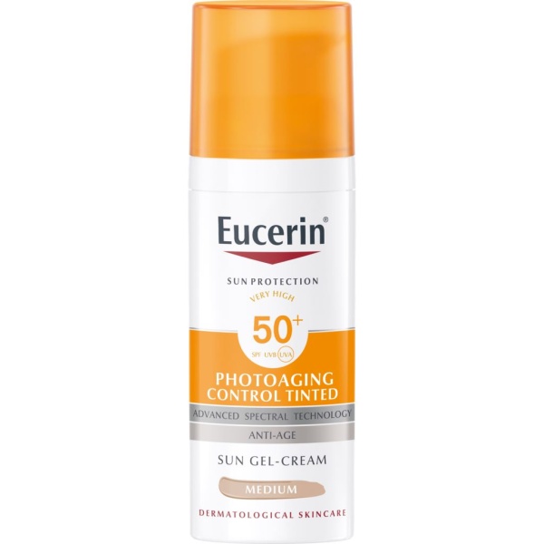 Eucerin Face Tinted Sun-Gel-Gream SPF50+ Medium 50 ml