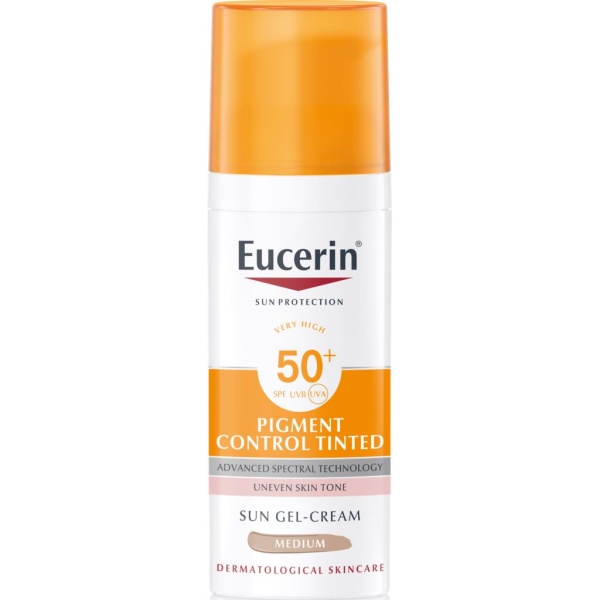 Eucerin Sun Pigment Control Tinted Sun-Gel-Cream SPF50+ Medium 50 ml