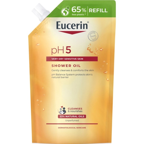 Eucerin pH5 Shower Oil Refill Oparfymerad 400 ml