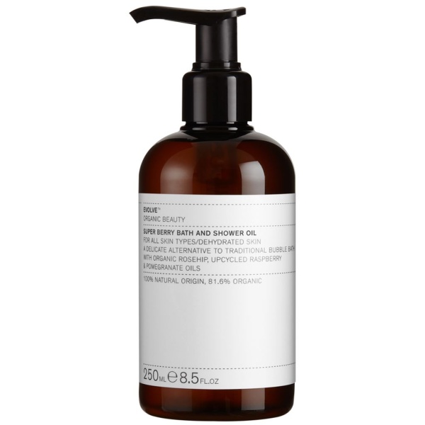 Evolve Organic Beauty Super Berry Bath & Shower Oil 250 ml