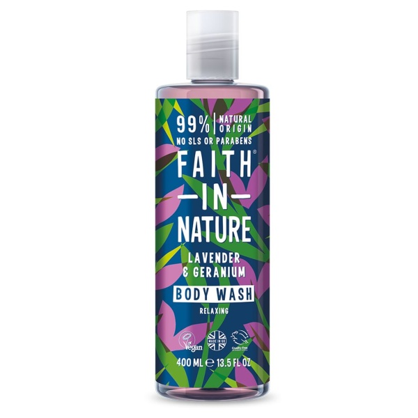 Faith In Nature Body Wash Lavender & Geranium 400 ml