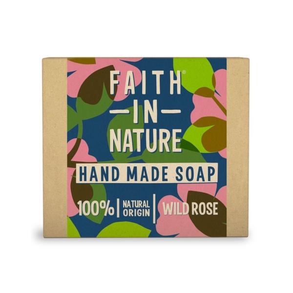 Faith In Nature Soap Wild Rose 100g