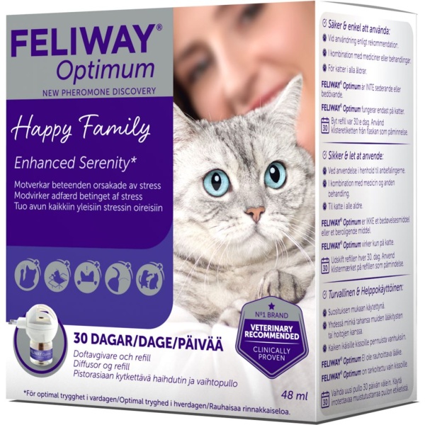 Feliway Optimum Doftavgivare & Refill 48 ml