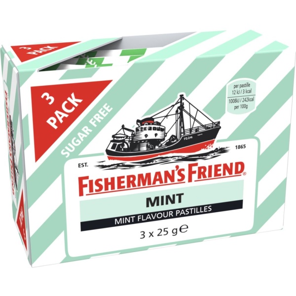 Fisherman's Friend Mint 3 x 25 g