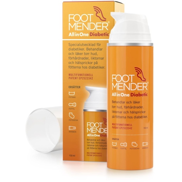 Footmender All In One Fotkräm för diabetiker 150 ml